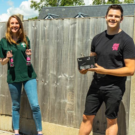 Muc-Off donate hand sanitizer to Dorset Search and Rescu